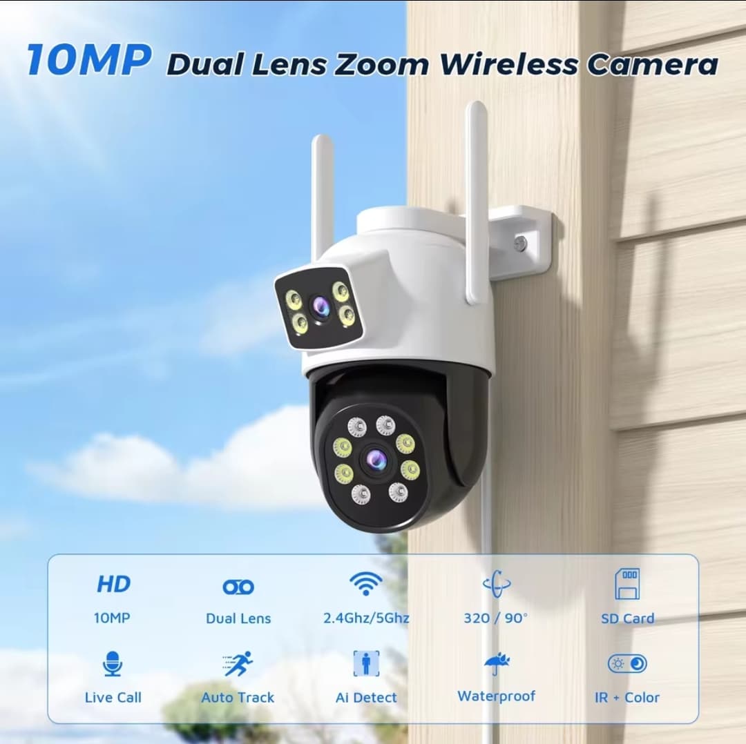 DIY CCTV WiFi Surveillance Camera | Security Protection Dual Leds | Night Vision_0