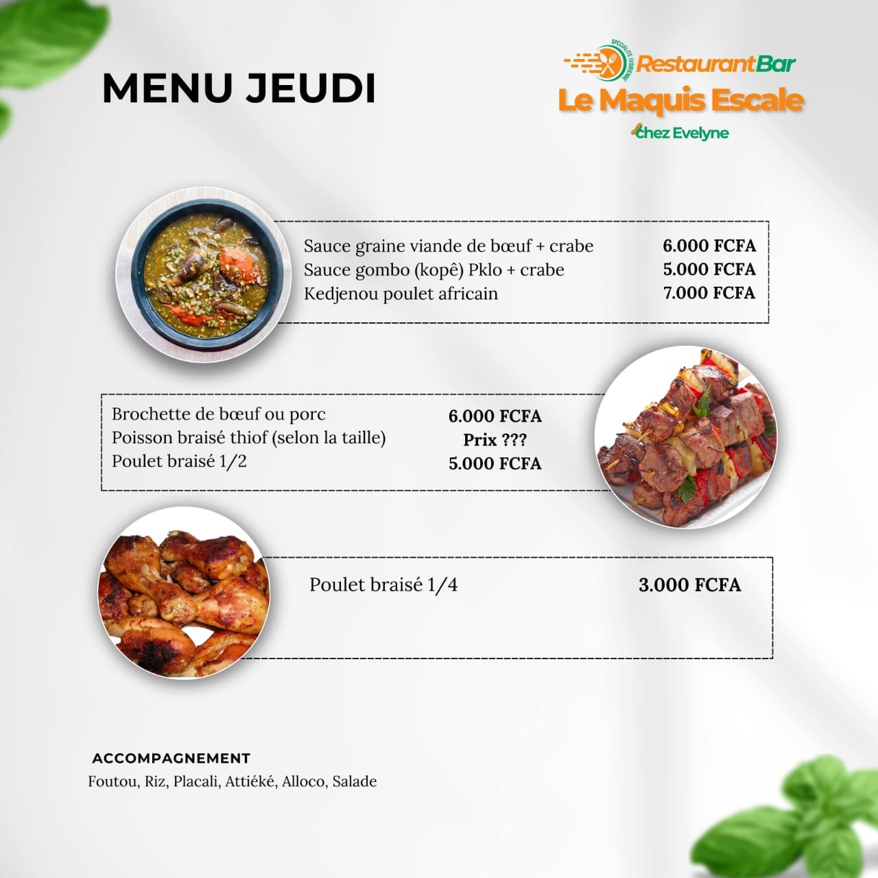 Menu de la semaine _3