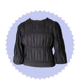 Soft Korean Full Sleeves Ruffle T-shirt