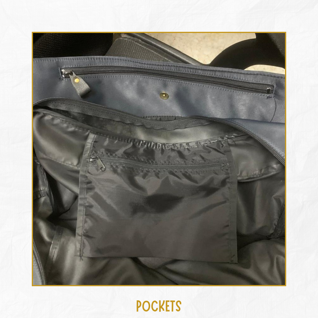 Ellesse Women Travel Weekend Handbag Vintage Dark Blue Duffle rm18_7