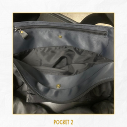 Ellesse Women Travel Weekend Handbag Vintage Dark Blue Duffle rm18