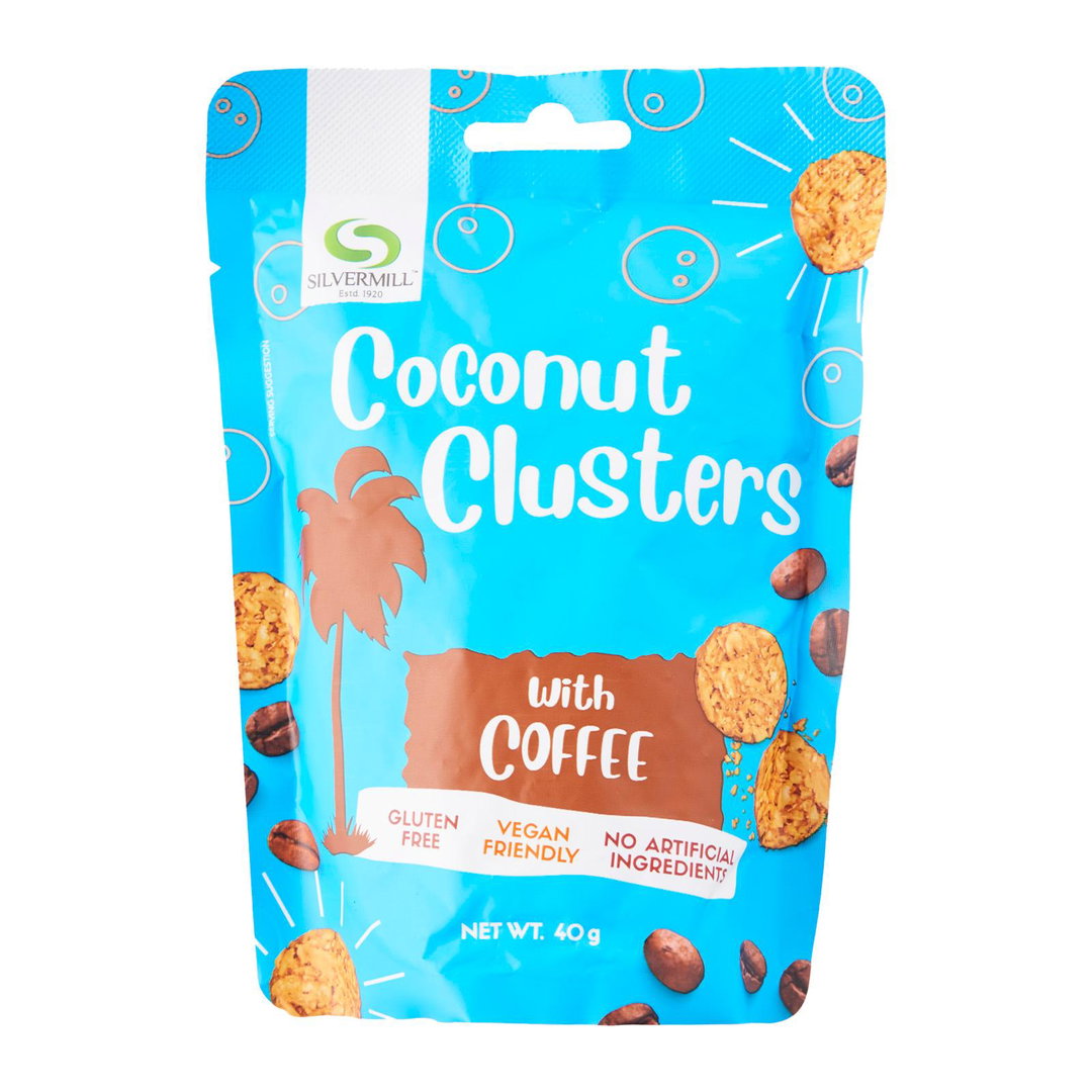 Silver Mill Coconut Clusters Coffee 40g