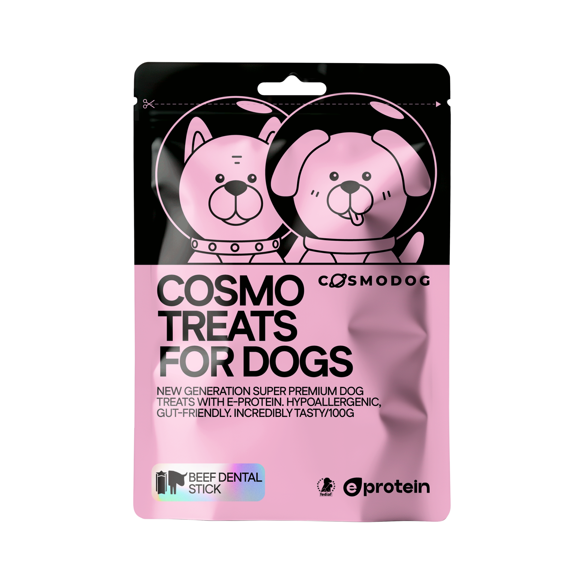 Cosmodog Beef Dental Treats 100g_0