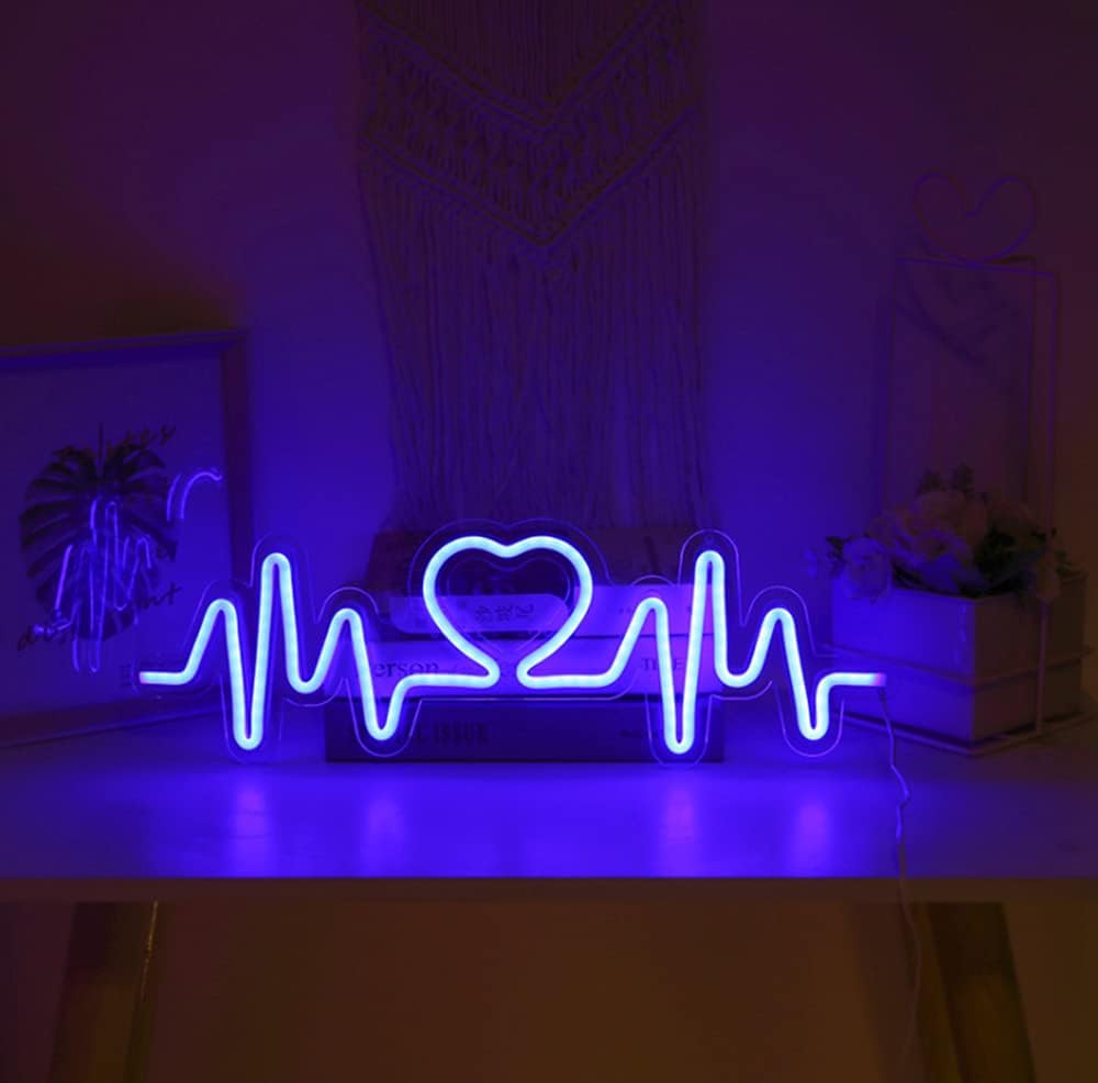 Led de Néon de Batimento Cardíaco