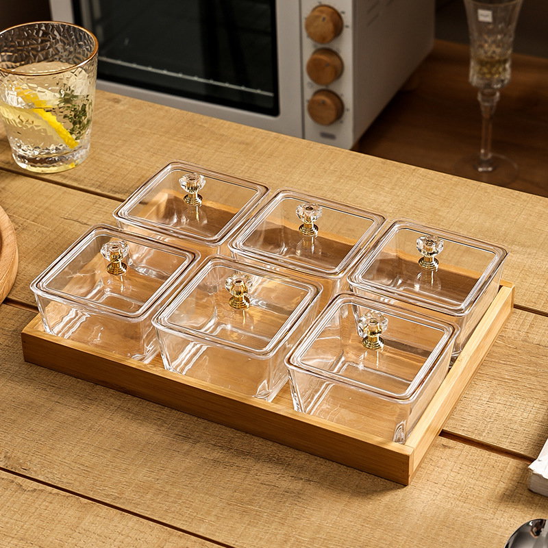 GLASS DISH WOODEN TRAY_1