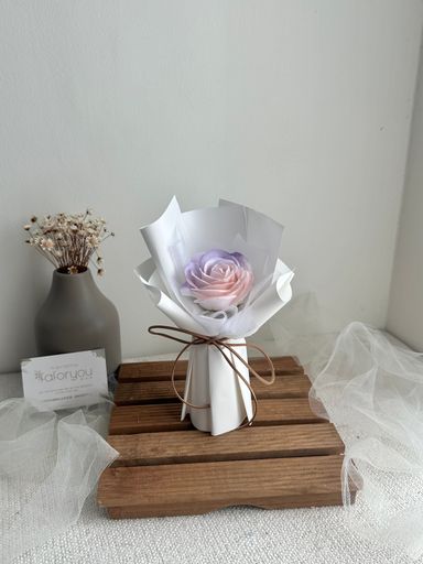 1 Stalk Soap Rose Bouquet (1SRN001)_2