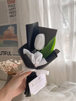 (1T001) 1 Stalk Artificial Tulip Bouquet