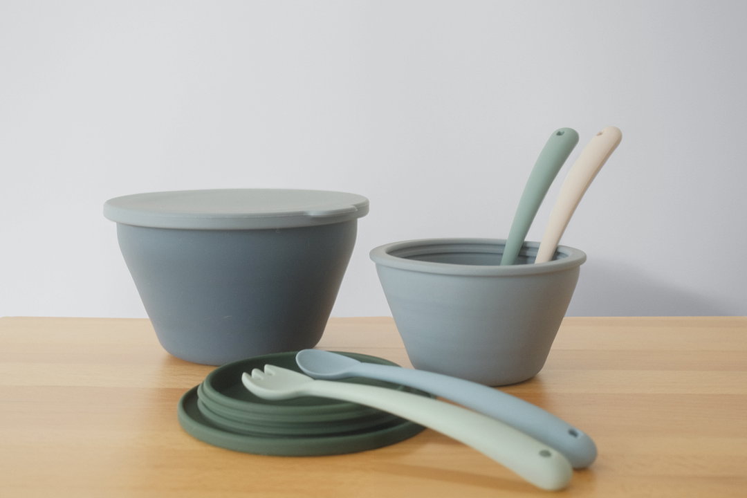 First Meal Gift Set - Minty Blue