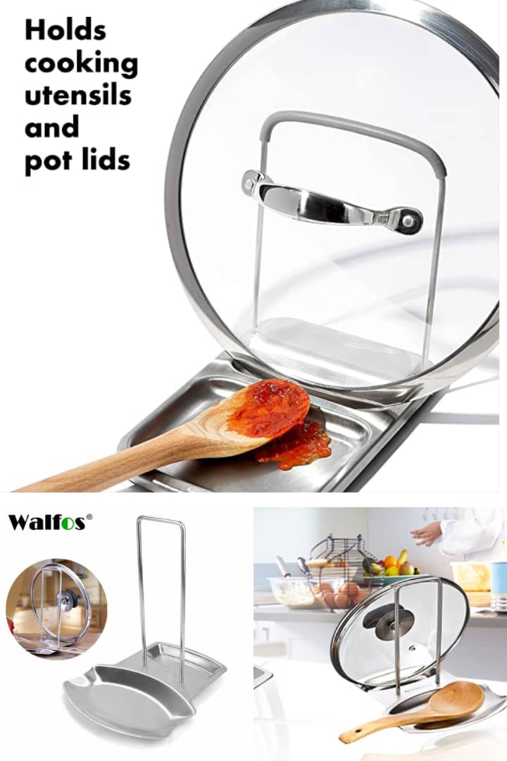 Lid and spoon rest