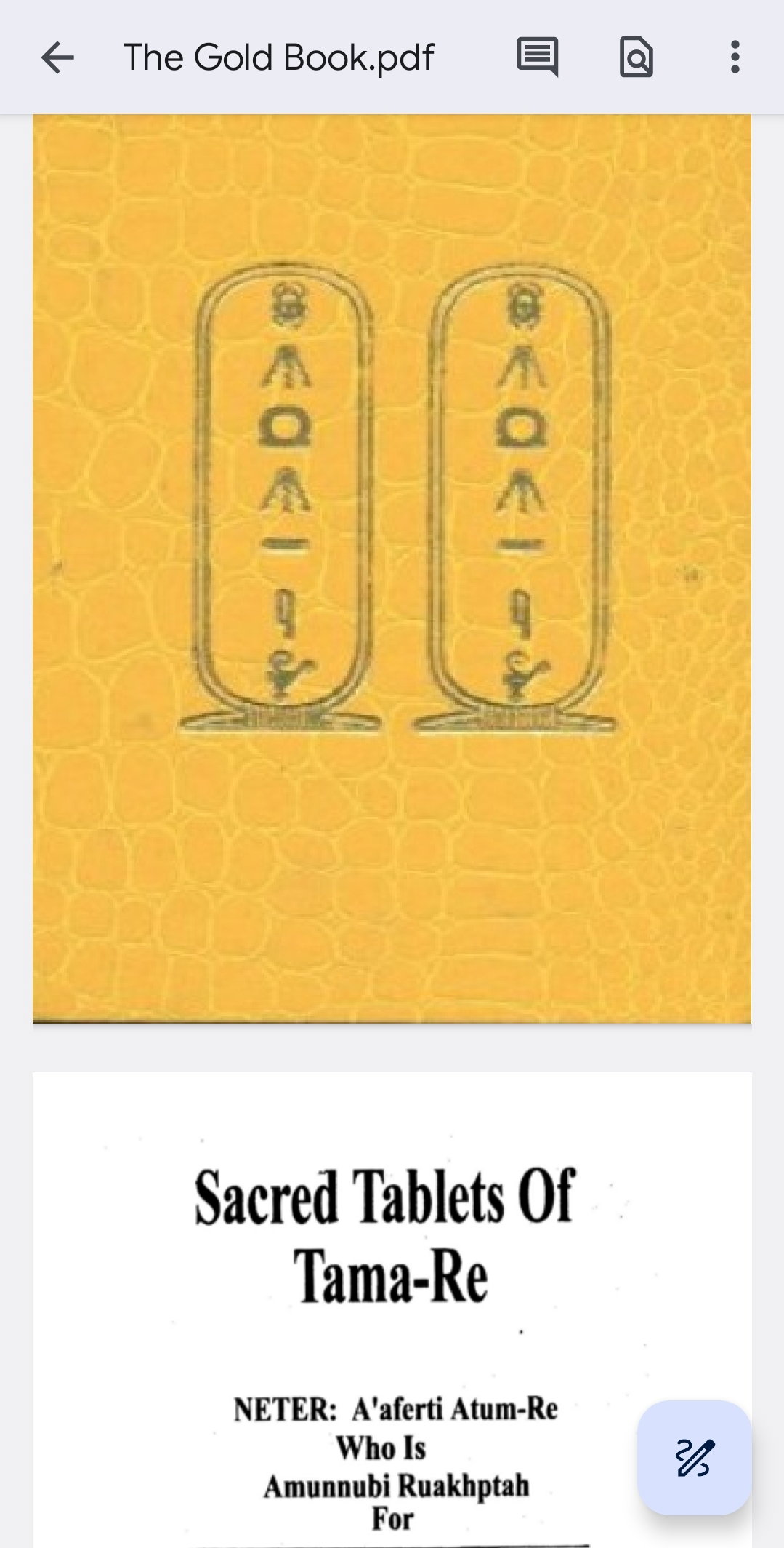 Secred Tablets of Atum-Re. The Gold Book_1