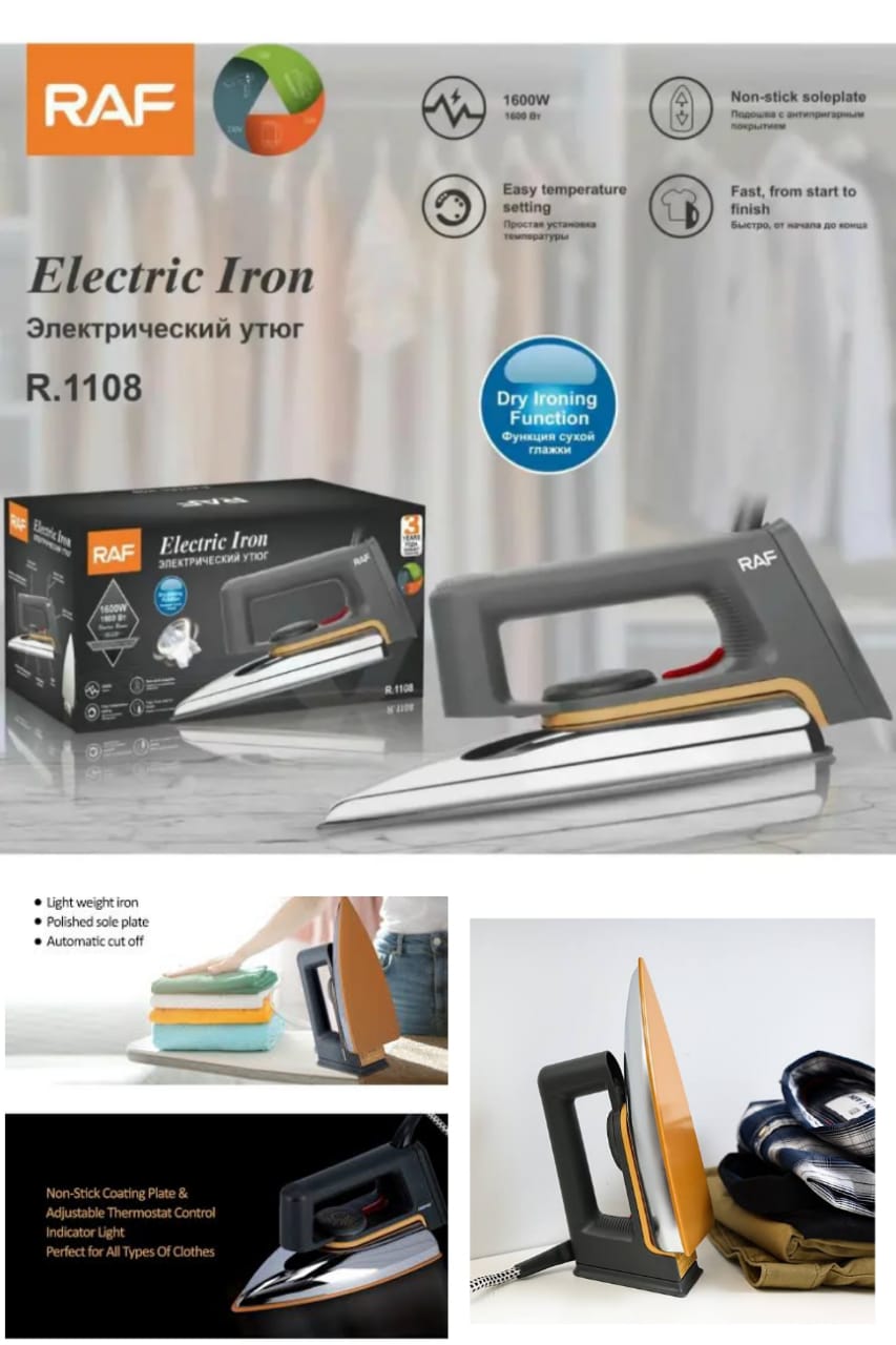 Electric dry iron