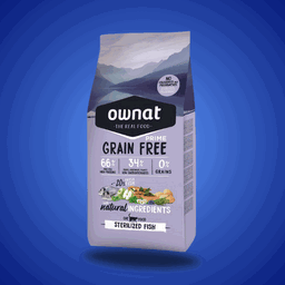 OWNAT Grain Free - Chat Stérilisé - Poisson