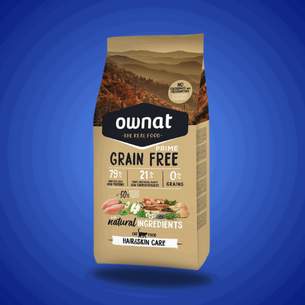 OWNAT Grain Free - Prime Hair & Skin - Chat Adulte_0