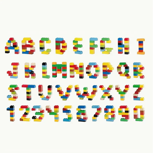 1200 pcs Children's Educational Small Grain Building Blocks, Puzzle Toys, Plug-in Building Blocks,_4