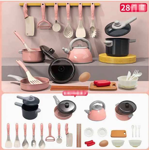 Miniature Simulation Small Kitchen Cooking Utensil Set_0