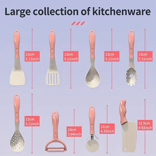 Miniature Simulation Small Kitchen Cooking Utensil Set_3