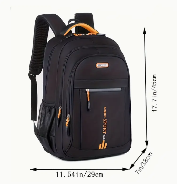 High-Capacity Nylon Sports / School Backpack._4