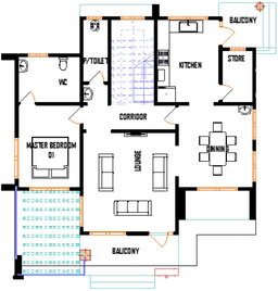 4-Bedroom Two-Story Residential Duplex