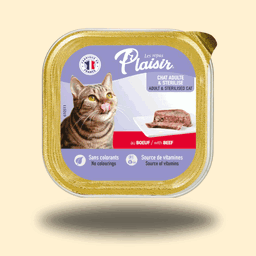 PLAISIR - Pâté pour Chat - Boeuf