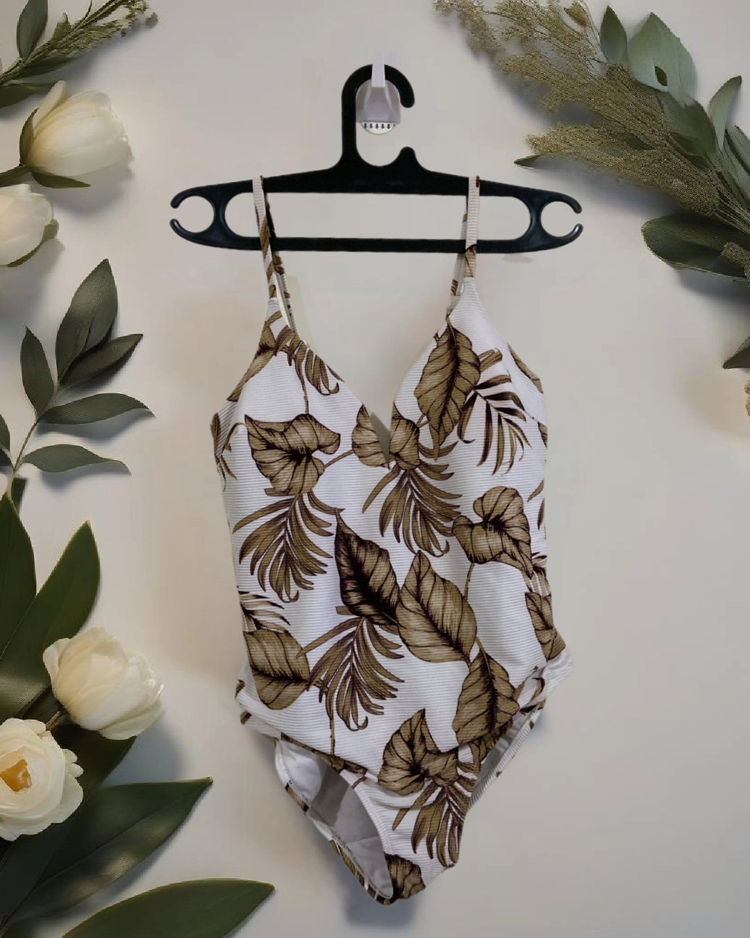 Tropical one piece swimsuit _0