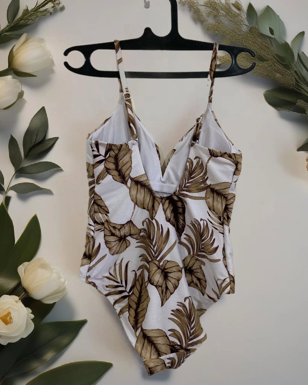 Tropical one piece swimsuit _1