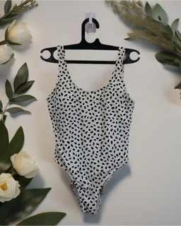 Black and White Swimsuit