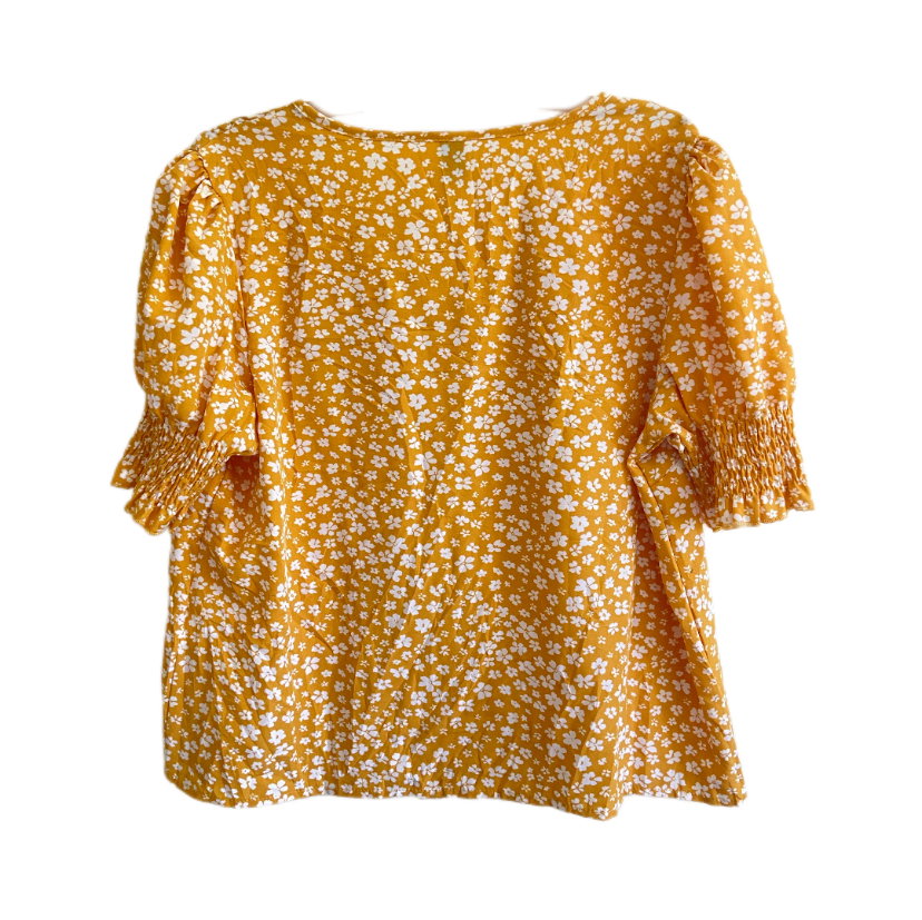 Yellow Satin Blouse_1