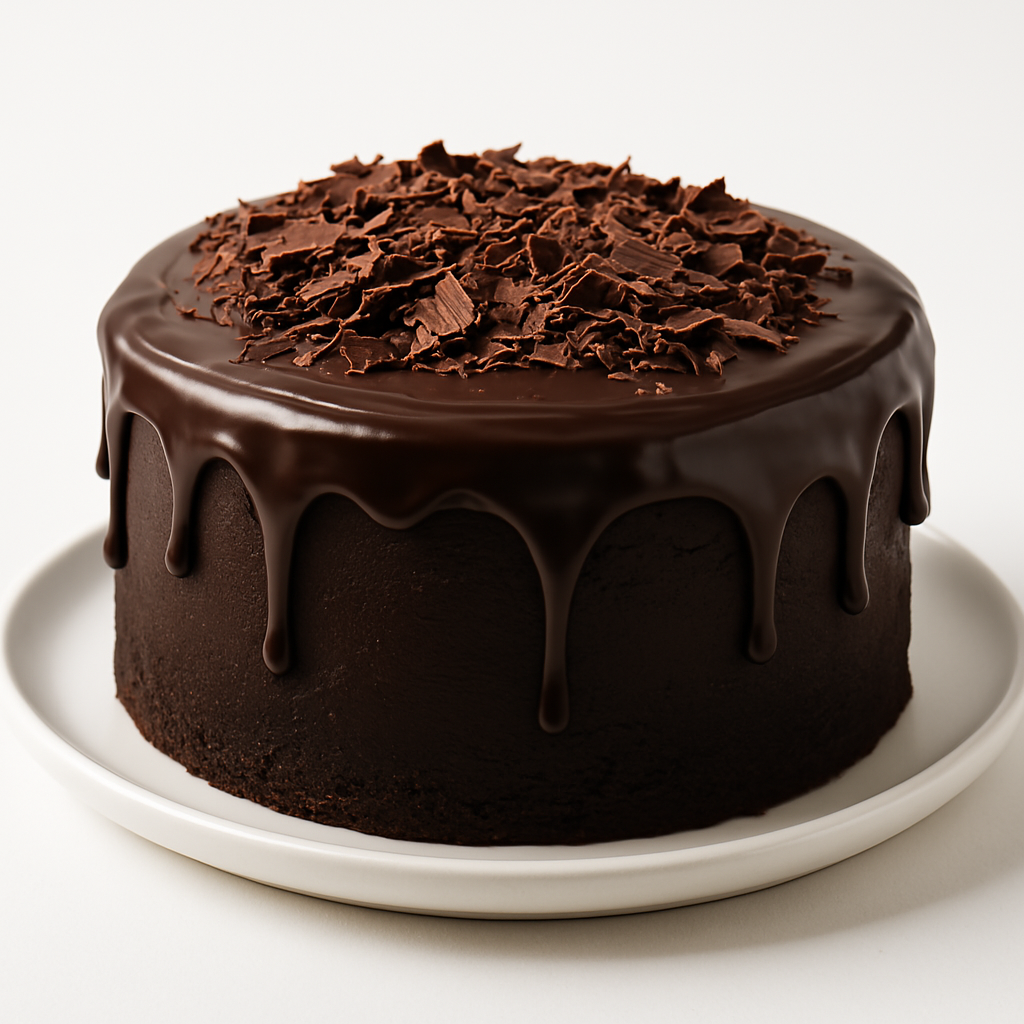 Chocolate Ganache Cake (Mud Cake) 20cm x 10cm_0