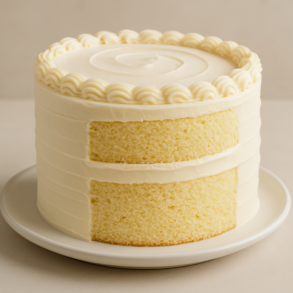 Vanilla Sponge Cake 20cm x 10cm_0