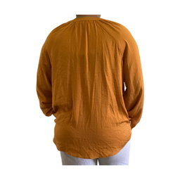Long Sleeved Orange Blouse