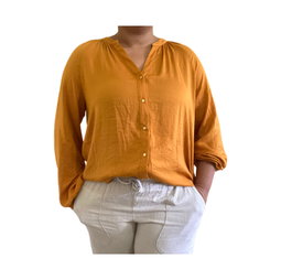 Long Sleeved Orange Blouse