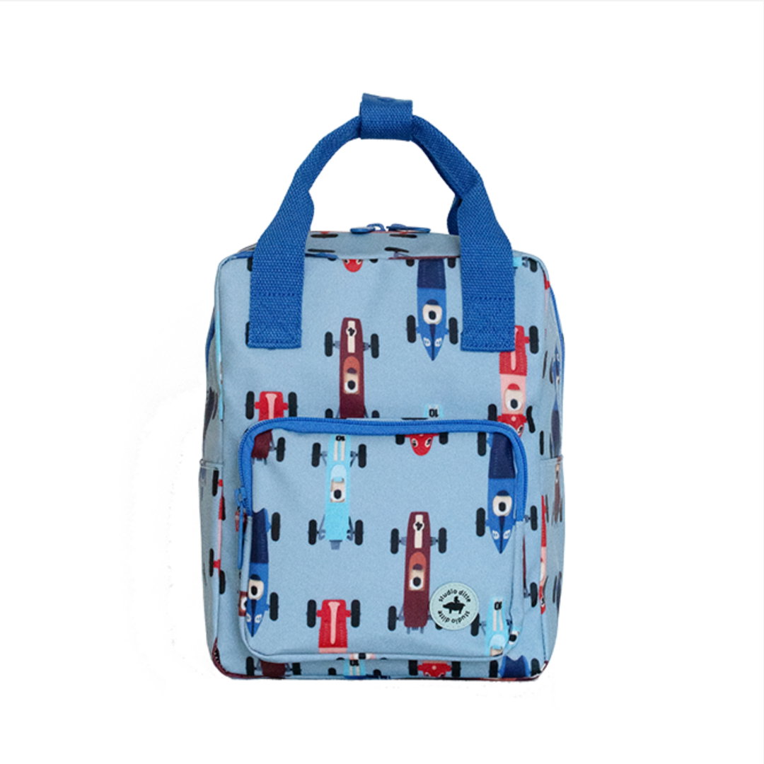 Racing cars backpack - small