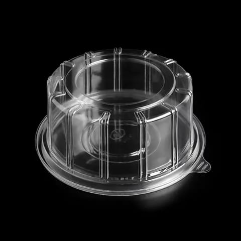 Base Para Bolo Acrilica Com Tampa Transparente_0