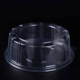 Base Para Bolo Acrilica Com Tampa Transparente