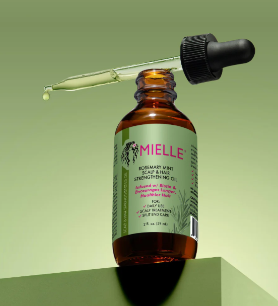 Rosemary Mint Scalp & Hair Strengthening Oil. TR104_1