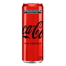 Coca cola sin azúcar 355ml (lata)