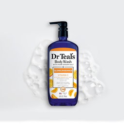 Dr TEAL’S Glow & Radiance Gel Douche Éclat du Teint à La Vitamine C & Agrumes
