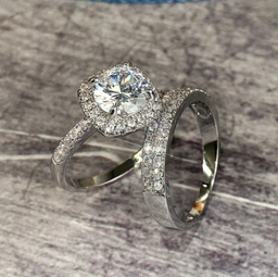 Bague en acier femme