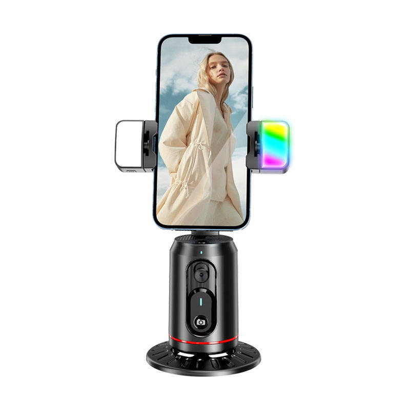 Suporte para celular com rastreamento facial automático, estabilizador de giroscópio de 360°_0