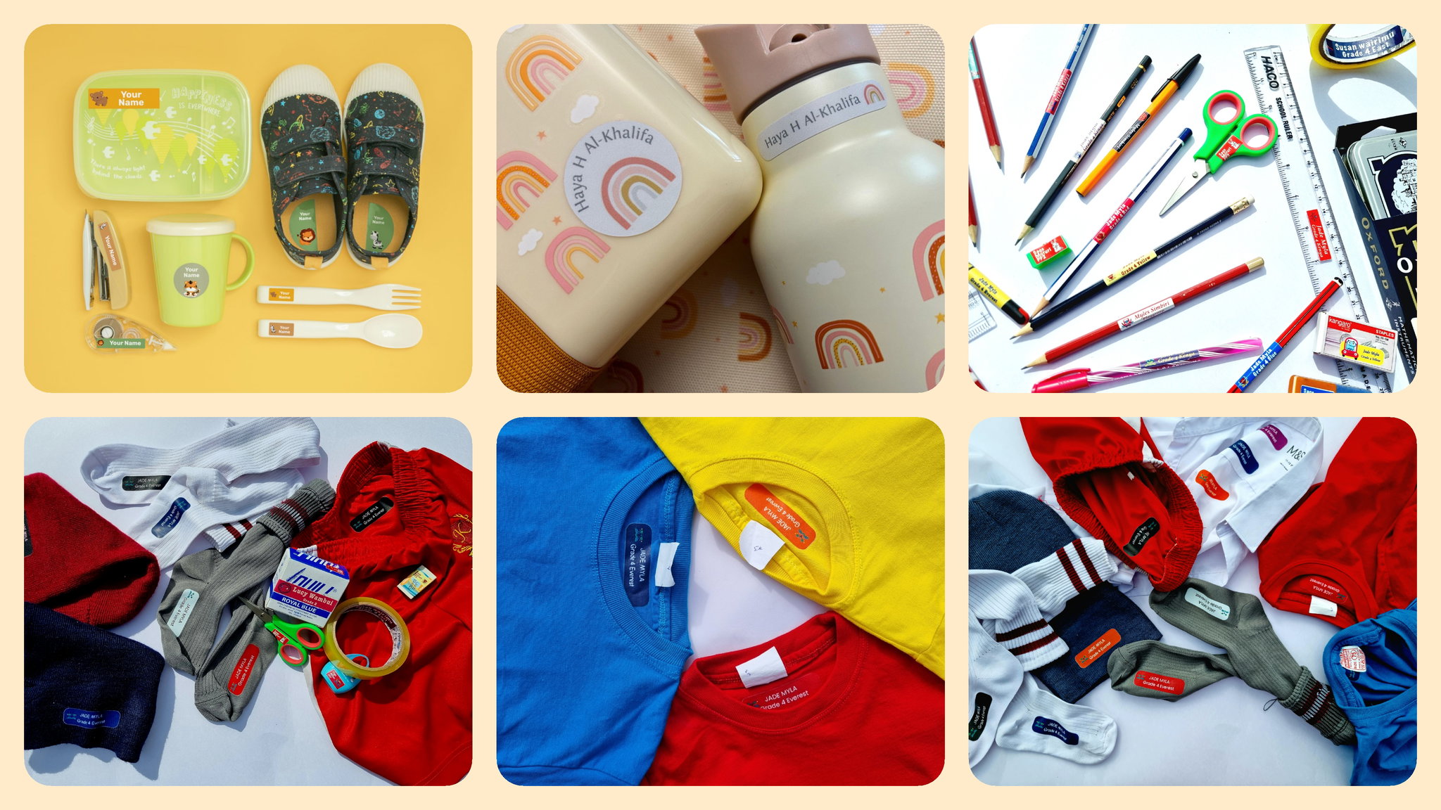 Affordable Labeling Bundle for Uniforms & Stationery_0