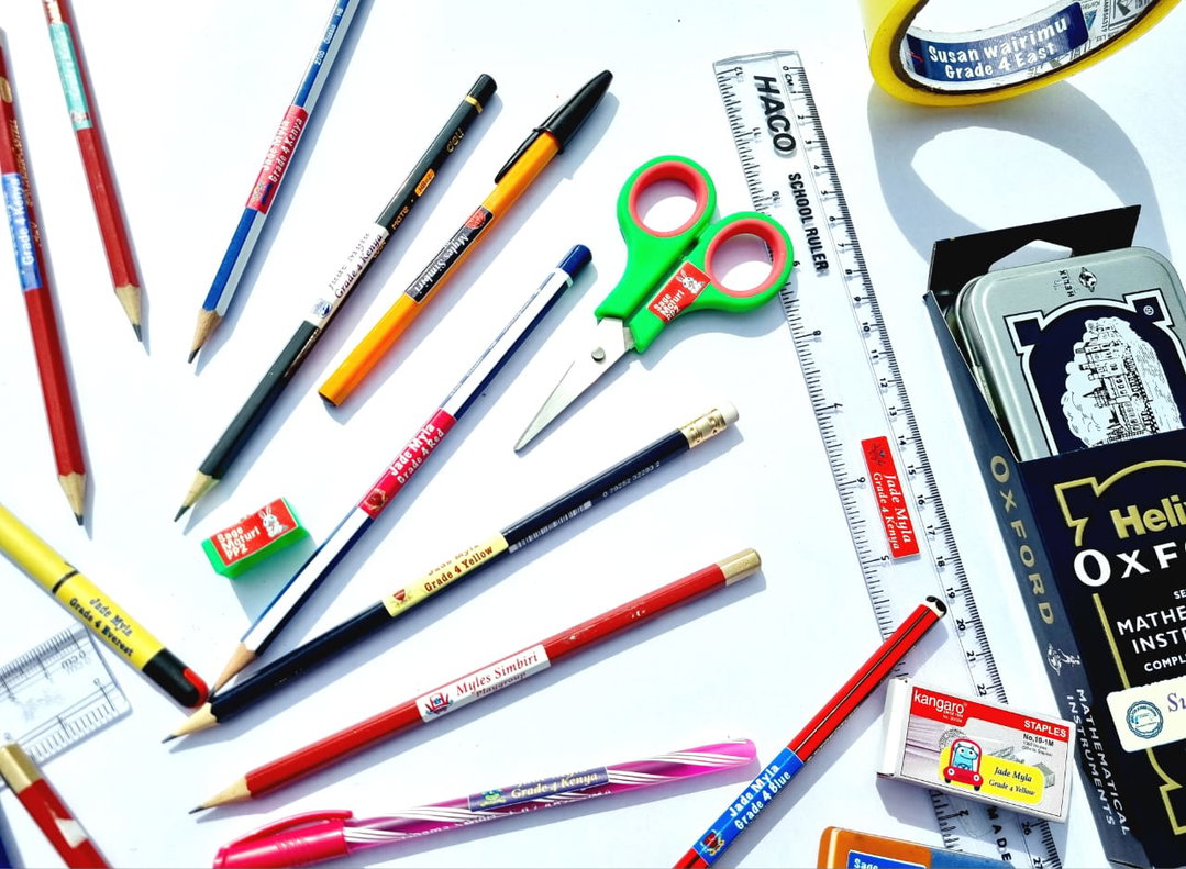 Ideal for termly stationery labelling.