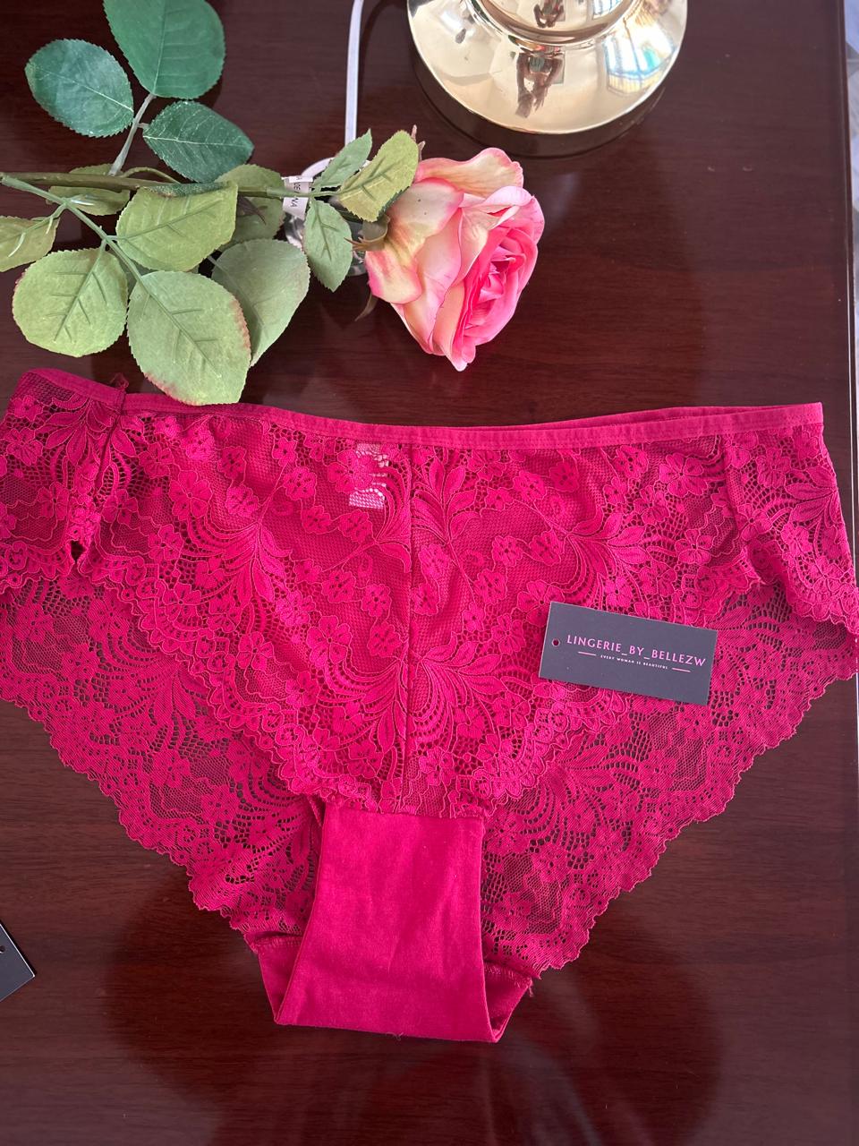High end lace panty Plus size