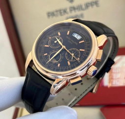 Patek Philippe Day & Night Men's Leather Watch