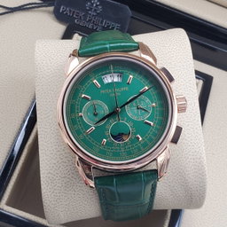 Patek Philippe Day & Night Men's Leather Watch