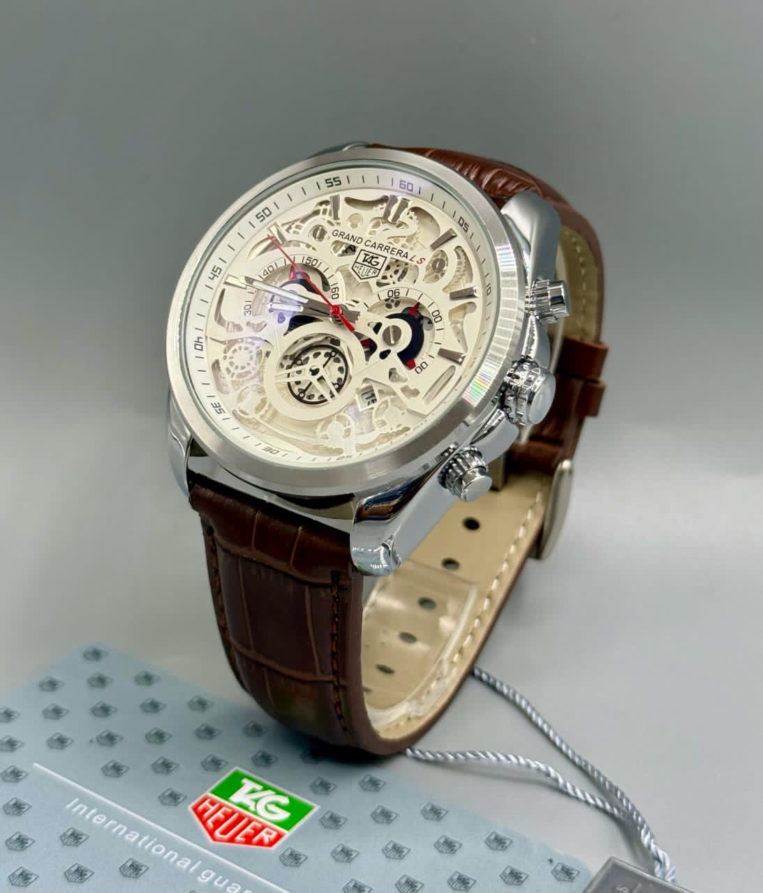 TAG Heuer Men's Leather Watch_0