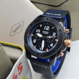 Fossil Chronograph Leather Men's Watch