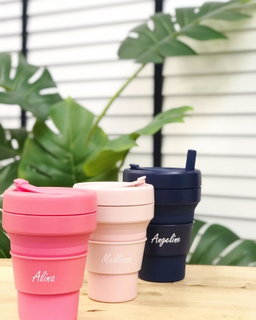Personalised Stojo Spring Collection Authentic Collapsible Cups | For Him For Her Eco-Friendly Gift
