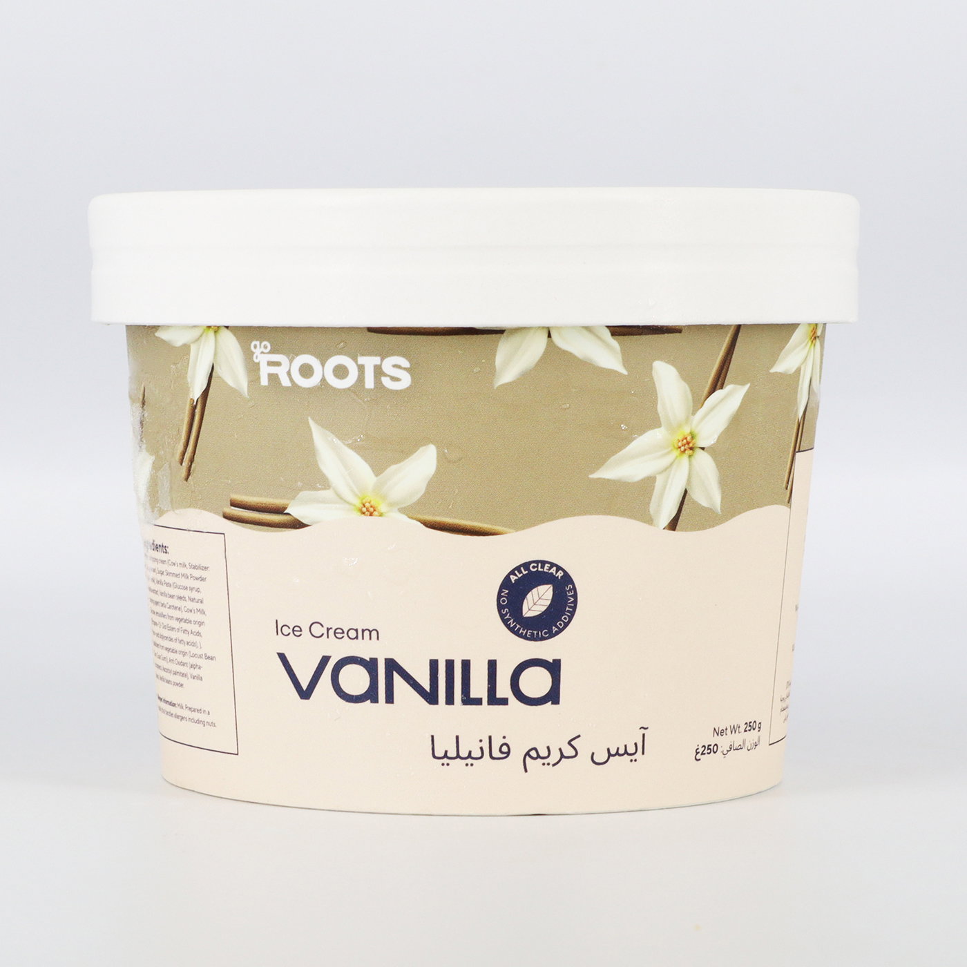Roots Vanilla Ice Cream 250ml_0