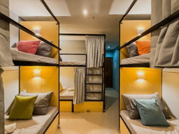 Coliving 6-Bed Sanctuary | Privacy Curtain + Universal Socket