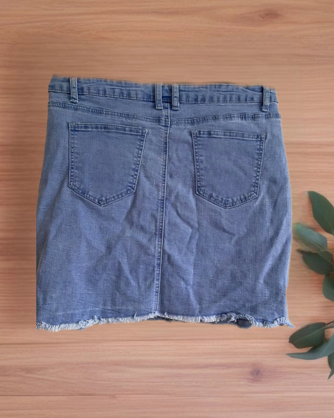 Ripped Denim Skirt_1